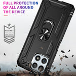 Custodia per telefono antiurto in TPU + PC con supporto girevole a 360 gradi, For Honor Play6T Pro / X8 / X30i