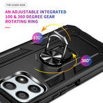 Custodia per telefono antiurto in TPU + PC con supporto girevole a 360 gradi, For Honor Play6T Pro / X8 / X30i