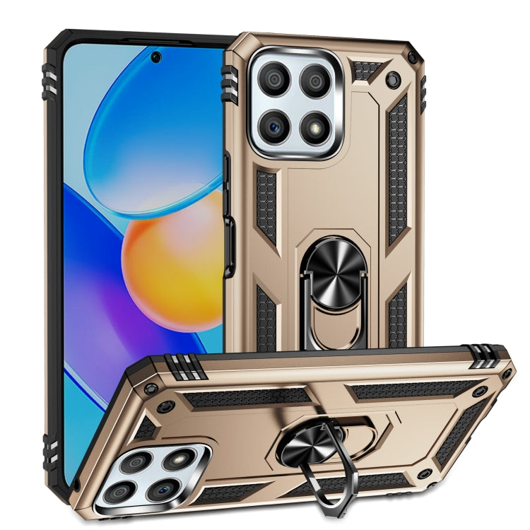 Custodia per telefono antiurto in TPU + PC con supporto girevole a 360 gradi, For Honor Play6T Pro / X8 / X30i