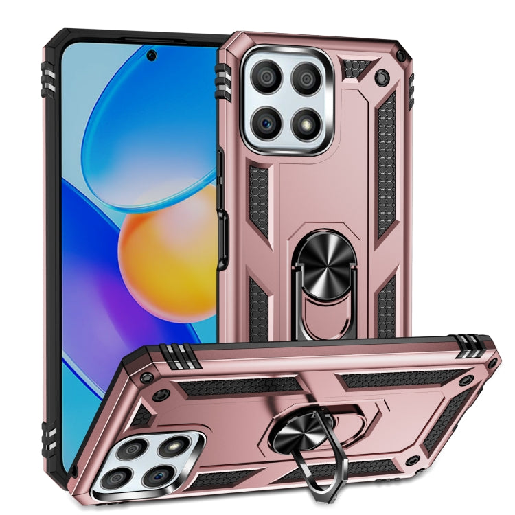 Custodia per telefono antiurto in TPU + PC con supporto girevole a 360 gradi, For Honor Play6T Pro / X8 / X30i