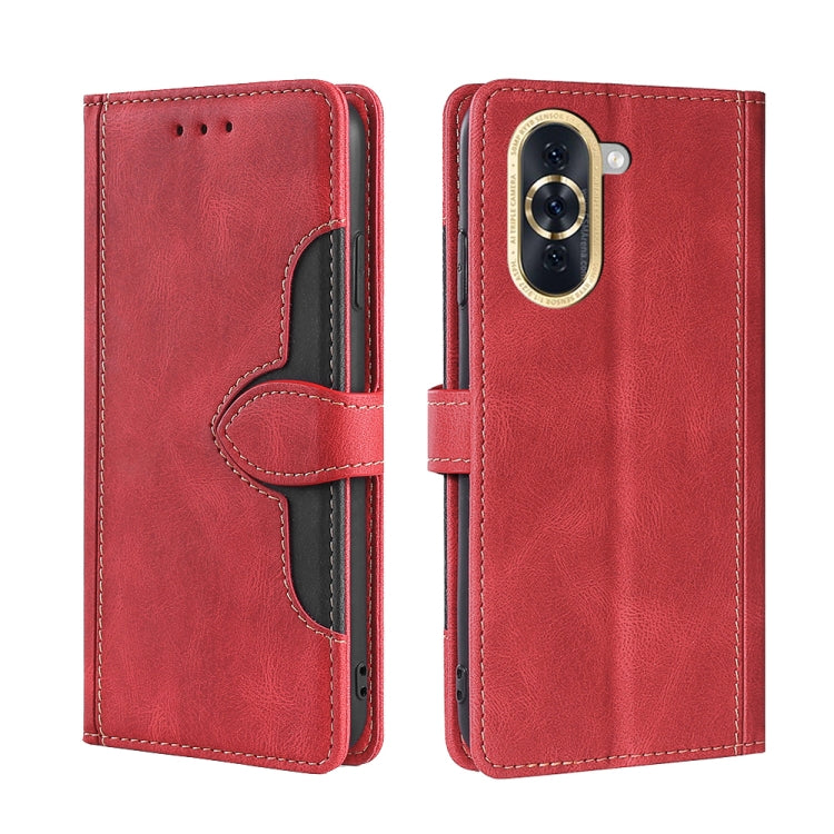 Custodia per telefono in pelle con fibbia magnetica Skin Feel, For Huawei nova 10, For Huawei nova 10 Pro, For Nokia C100, For Nokia C200, For Samsung Galaxy A73 5G, For Xiaomi 12S Ultra