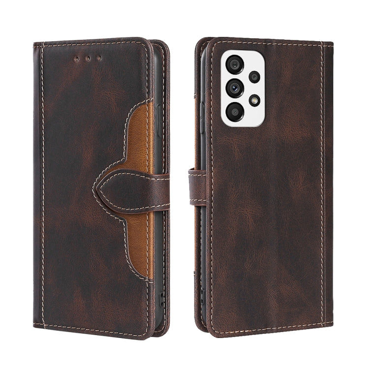 Custodia per telefono in pelle con fibbia magnetica Skin Feel, For Huawei nova 10, For Huawei nova 10 Pro, For Nokia C100, For Nokia C200, For Samsung Galaxy A73 5G, For Xiaomi 12S Ultra