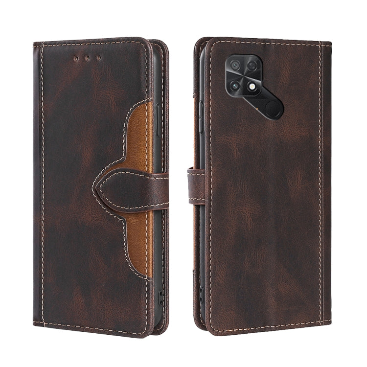 Custodia per telefono in pelle con fibbia magnetica Skin Feel, For Xiaomi Poco C40