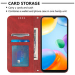 Custodia per telefono a conchiglia in pelle magnetica con trama di calcio, For Xiaomi Redmi 10C / 10 India, For Xiaomi Redmi 10A, For Xiaomi Redmi Note 11 Global 2022 / Note 11S 4G, For Xiaomi Redmi Note 11 Pro 5G / 4G Global 2022 / Note 11 Pro+ India