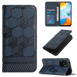 Custodia per telefono a conchiglia in pelle magnetica con trama di calcio, For Xiaomi Redmi 10C / 10 India, For Xiaomi Redmi 10A, For Xiaomi Redmi Note 11 Global 2022 / Note 11S 4G, For Xiaomi Redmi Note 11 Pro 5G / 4G Global 2022 / Note 11 Pro+ India