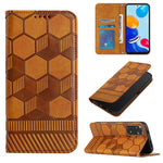 Custodia per telefono a conchiglia in pelle magnetica con trama di calcio, For Xiaomi Redmi 10C / 10 India, For Xiaomi Redmi 10A, For Xiaomi Redmi Note 11 Global 2022 / Note 11S 4G, For Xiaomi Redmi Note 11 Pro 5G / 4G Global 2022 / Note 11 Pro+ India