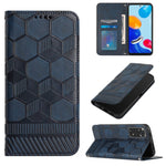 Custodia per telefono a conchiglia in pelle magnetica con trama di calcio, For Xiaomi Redmi 10C / 10 India, For Xiaomi Redmi 10A, For Xiaomi Redmi Note 11 Global 2022 / Note 11S 4G, For Xiaomi Redmi Note 11 Pro 5G / 4G Global 2022 / Note 11 Pro+ India