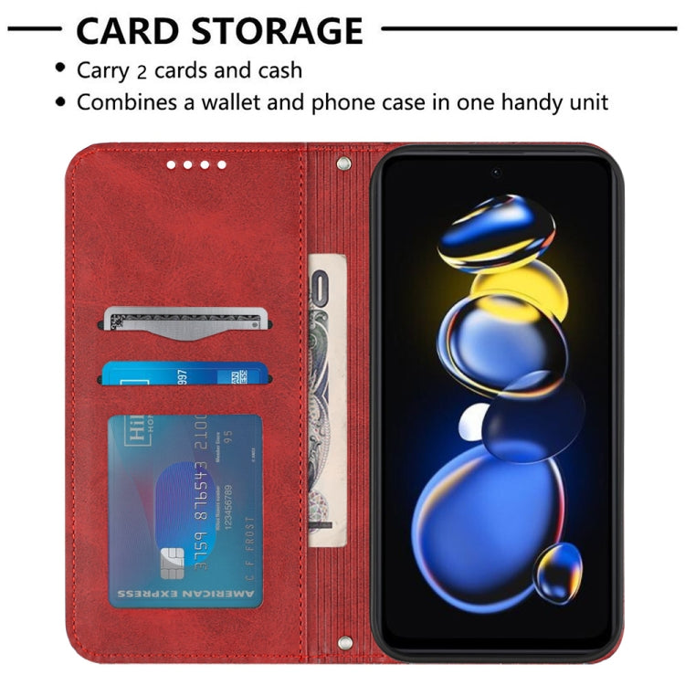 Custodia per telefono a conchiglia in pelle magnetica con trama di calcio, For Xiaomi Redmi Note 11T Pro, For Xiaomi Poco M4 5G, For Xiaomi Poco M4 Pro 4G, For Xiaomi Poco M4 Pro 5G