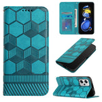 Custodia per telefono a conchiglia in pelle magnetica con trama di calcio, For Xiaomi Redmi Note 11T Pro, For Xiaomi Poco M4 5G, For Xiaomi Poco M4 Pro 4G, For Xiaomi Poco M4 Pro 5G