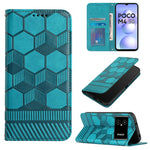 Custodia per telefono a conchiglia in pelle magnetica con trama di calcio, For Xiaomi Redmi Note 11T Pro, For Xiaomi Poco M4 5G, For Xiaomi Poco M4 Pro 4G, For Xiaomi Poco M4 Pro 5G