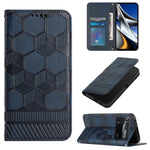 Custodia per telefono a conchiglia in pelle magnetica con trama di calcio, For Xiaomi Redmi Note 11T Pro, For Xiaomi Poco M4 5G, For Xiaomi Poco M4 Pro 4G, For Xiaomi Poco M4 Pro 5G