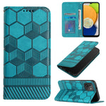 Custodia per telefono a conchiglia in pelle magnetica con trama di calcio, For Samsung Galaxy S22+ 5G, For Samsung Galaxy S22 Ultra 5G, For Samsung Galaxy A03 166mm, For Samsung Galaxy A13 4G