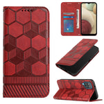 Custodia per telefono a conchiglia in pelle magnetica con trama di calcio, For Samsung Galaxy A12 5G / M12 / F12, For Samsung Galaxy A13 5G, For Samsung Galaxy A23 5G, For Samsung Galaxy A33 5G