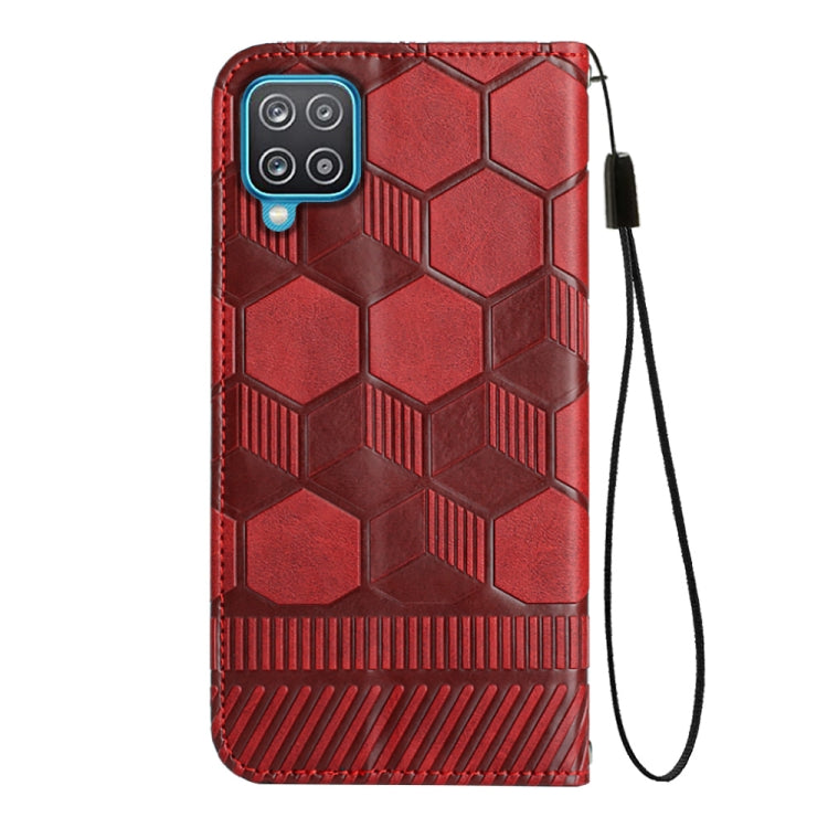 Custodia per telefono a conchiglia in pelle magnetica con trama di calcio, For Samsung Galaxy A12 5G / M12 / F12, For Samsung Galaxy A13 5G, For Samsung Galaxy A23 5G, For Samsung Galaxy A33 5G