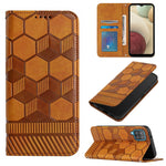 Custodia per telefono a conchiglia in pelle magnetica con trama di calcio, For Samsung Galaxy A12 5G / M12 / F12, For Samsung Galaxy A13 5G, For Samsung Galaxy A23 5G, For Samsung Galaxy A33 5G