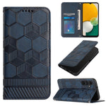 Custodia per telefono a conchiglia in pelle magnetica con trama di calcio, For Samsung Galaxy A12 5G / M12 / F12, For Samsung Galaxy A13 5G, For Samsung Galaxy A23 5G, For Samsung Galaxy A33 5G