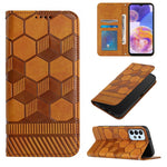 Custodia per telefono a conchiglia in pelle magnetica con trama di calcio, For Samsung Galaxy A12 5G / M12 / F12, For Samsung Galaxy A13 5G, For Samsung Galaxy A23 5G, For Samsung Galaxy A33 5G