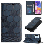 Custodia per telefono a conchiglia in pelle magnetica con trama di calcio, For Samsung Galaxy A12 5G / M12 / F12, For Samsung Galaxy A13 5G, For Samsung Galaxy A23 5G, For Samsung Galaxy A33 5G