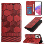 Custodia per telefono a conchiglia in pelle magnetica con trama di calcio, For Samsung Galaxy A53 5G, For Samsung Galaxy A73 5G, For Samsung Galaxy S20 FE 2022 / S20 FE 5G&4G / S20 Lite / S20 Fan Edition, For Samsung Galaxy S21 5G