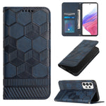 Custodia per telefono a conchiglia in pelle magnetica con trama di calcio, For Samsung Galaxy A53 5G, For Samsung Galaxy A73 5G, For Samsung Galaxy S20 FE 2022 / S20 FE 5G&4G / S20 Lite / S20 Fan Edition, For Samsung Galaxy S21 5G