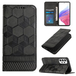 Custodia per telefono a conchiglia in pelle magnetica con trama di calcio, For Samsung Galaxy A53 5G, For Samsung Galaxy A73 5G, For Samsung Galaxy S20 FE 2022 / S20 FE 5G&4G / S20 Lite / S20 Fan Edition, For Samsung Galaxy S21 5G