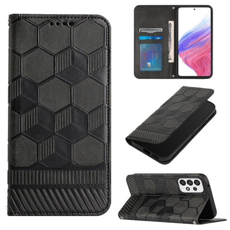 Custodia per telefono a conchiglia in pelle magnetica con trama di calcio, For Samsung Galaxy A53 5G, For Samsung Galaxy A73 5G, For Samsung Galaxy S20 FE 2022 / S20 FE 5G&4G / S20 Lite / S20 Fan Edition, For Samsung Galaxy S21 5G