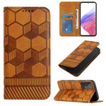 Custodia per telefono a conchiglia in pelle magnetica con trama di calcio, For Samsung Galaxy A53 5G, For Samsung Galaxy A73 5G, For Samsung Galaxy S20 FE 2022 / S20 FE 5G&4G / S20 Lite / S20 Fan Edition, For Samsung Galaxy S21 5G