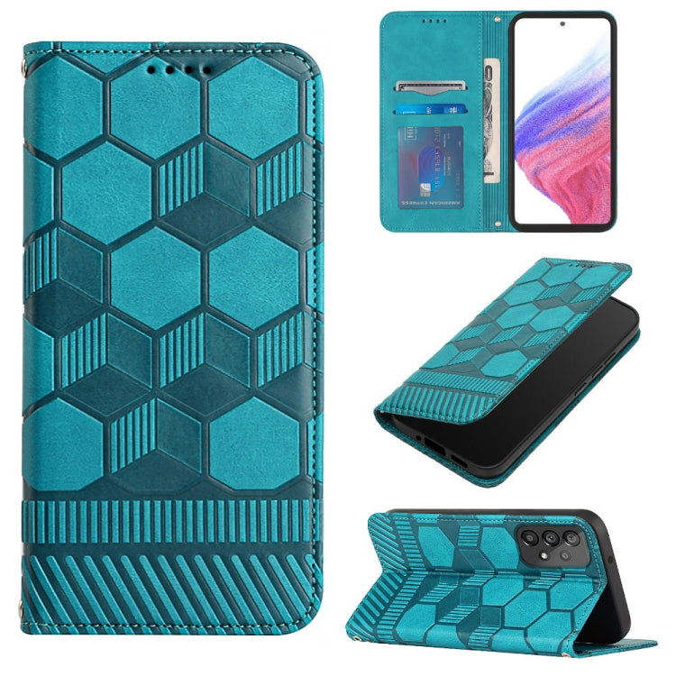 Custodia per telefono a conchiglia in pelle magnetica con trama di calcio, For Samsung Galaxy A53 5G, For Samsung Galaxy A73 5G, For Samsung Galaxy S20 FE 2022 / S20 FE 5G&4G / S20 Lite / S20 Fan Edition, For Samsung Galaxy S21 5G