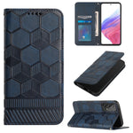 Custodia per telefono a conchiglia in pelle magnetica con trama di calcio, For Samsung Galaxy A53 5G, For Samsung Galaxy A73 5G, For Samsung Galaxy S20 FE 2022 / S20 FE 5G&4G / S20 Lite / S20 Fan Edition, For Samsung Galaxy S21 5G