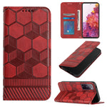 Custodia per telefono a conchiglia in pelle magnetica con trama di calcio, For Samsung Galaxy A53 5G, For Samsung Galaxy A73 5G, For Samsung Galaxy S20 FE 2022 / S20 FE 5G&4G / S20 Lite / S20 Fan Edition, For Samsung Galaxy S21 5G