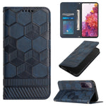 Custodia per telefono a conchiglia in pelle magnetica con trama di calcio, For Samsung Galaxy A53 5G, For Samsung Galaxy A73 5G, For Samsung Galaxy S20 FE 2022 / S20 FE 5G&4G / S20 Lite / S20 Fan Edition, For Samsung Galaxy S21 5G