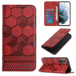 Custodia per telefono a conchiglia in pelle magnetica con trama di calcio, For Samsung Galaxy A53 5G, For Samsung Galaxy A73 5G, For Samsung Galaxy S20 FE 2022 / S20 FE 5G&4G / S20 Lite / S20 Fan Edition, For Samsung Galaxy S21 5G