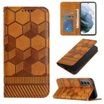 Custodia per telefono a conchiglia in pelle magnetica con trama di calcio, For Samsung Galaxy A53 5G, For Samsung Galaxy A73 5G, For Samsung Galaxy S20 FE 2022 / S20 FE 5G&4G / S20 Lite / S20 Fan Edition, For Samsung Galaxy S21 5G