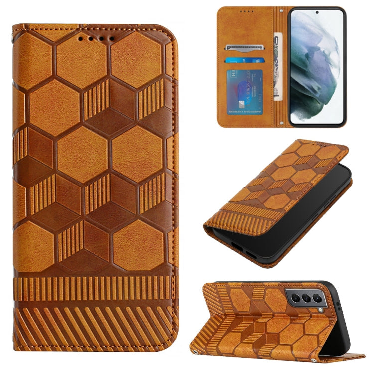 Custodia per telefono a conchiglia in pelle magnetica con trama di calcio, For Samsung Galaxy A53 5G, For Samsung Galaxy A73 5G, For Samsung Galaxy S20 FE 2022 / S20 FE 5G&4G / S20 Lite / S20 Fan Edition, For Samsung Galaxy S21 5G