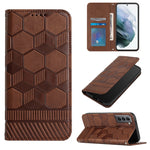 Custodia per telefono a conchiglia in pelle magnetica con trama di calcio, For Samsung Galaxy A53 5G, For Samsung Galaxy A73 5G, For Samsung Galaxy S20 FE 2022 / S20 FE 5G&4G / S20 Lite / S20 Fan Edition, For Samsung Galaxy S21 5G