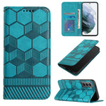 Custodia per telefono a conchiglia in pelle magnetica con trama di calcio, For Samsung Galaxy A53 5G, For Samsung Galaxy A73 5G, For Samsung Galaxy S20 FE 2022 / S20 FE 5G&4G / S20 Lite / S20 Fan Edition, For Samsung Galaxy S21 5G