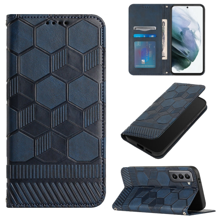 Custodia per telefono a conchiglia in pelle magnetica con trama di calcio, For Samsung Galaxy A53 5G, For Samsung Galaxy A73 5G, For Samsung Galaxy S20 FE 2022 / S20 FE 5G&4G / S20 Lite / S20 Fan Edition, For Samsung Galaxy S21 5G