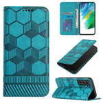 Custodia per telefono a conchiglia in pelle magnetica con trama di calcio, For Samsung Galaxy S21+ 5G, For Samsung Galaxy S21 Ultra 5G, For Samsung Galaxy S21 FE, For Samsung Galaxy S22 5G