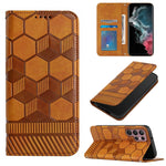 Custodia per telefono a conchiglia in pelle magnetica con trama di calcio, For Samsung Galaxy S22+ 5G, For Samsung Galaxy S22 Ultra 5G, For Samsung Galaxy A03 166mm, For Samsung Galaxy A13 4G