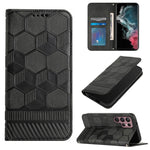Custodia per telefono a conchiglia in pelle magnetica con trama di calcio, For Samsung Galaxy S22+ 5G, For Samsung Galaxy S22 Ultra 5G, For Samsung Galaxy A03 166mm, For Samsung Galaxy A13 4G