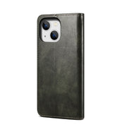 Custodia in pelle a vibrazione orizzontale con texture Crazy Horse in cera semplice, For iPhone 14, For iPhone 14 Plus, For iPhone 14 Pro, For iPhone 14 Pro Max