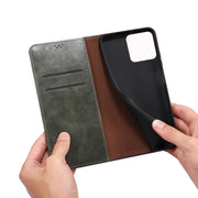 Custodia in pelle a vibrazione orizzontale con texture Crazy Horse in cera semplice, For iPhone 14, For iPhone 14 Plus, For iPhone 14 Pro, For iPhone 14 Pro Max