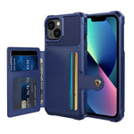 Custodia portafoglio in pelle per iPhone 14 con magnete