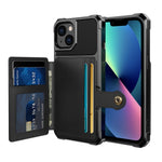 Custodia portafoglio in pelle per iPhone 14 con magnete
