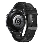 Per Huawei Watch GT3 Pro 46mm Cinturino in pelle di silicone con struttura in giuntura di bambù
