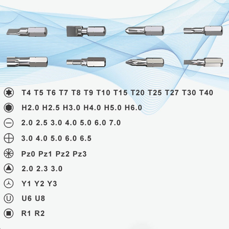 JAKEMY JM-6124 48 in 1 Precision Mini Screwdriver Set, JM-6124