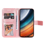 Custodia in pelle goffrata con fiori a 7 petali, For Xiaomi Redmi K40S / Poco F4, For Xiaomi Redmi Note 11T Pro/Poco X4 GT
