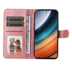 Custodia per cellulare in pelle di vitello, For Xiaomi Redmi K40S / Poco F4, For Xiaomi Redmi Note 11T Pro/Poco X4 GT