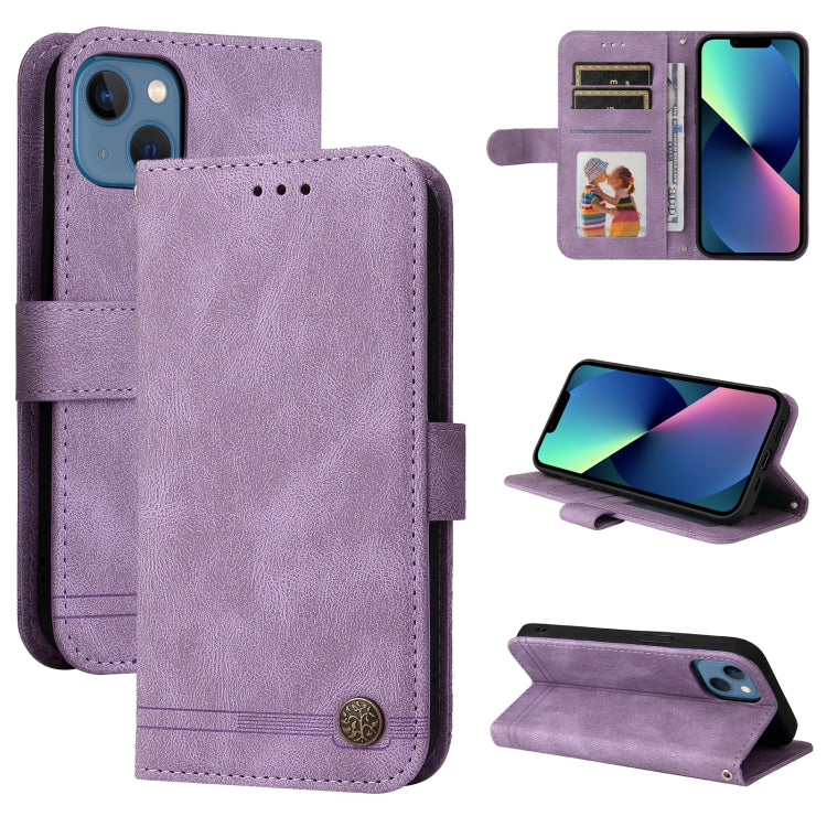 Custodia in pelle Skin Feel Life Tree, For iPhone 14, For iPhone 14 Plus, For iPhone 14 Pro, For iPhone 14 Pro Max