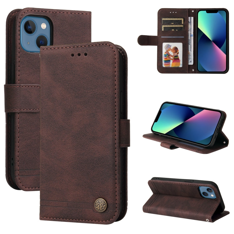 Custodia in pelle Skin Feel Life Tree, For iPhone 14, For iPhone 14 Plus, For iPhone 14 Pro, For iPhone 14 Pro Max